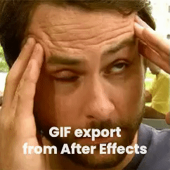 Export GIF in After Effects: how to do it in one click